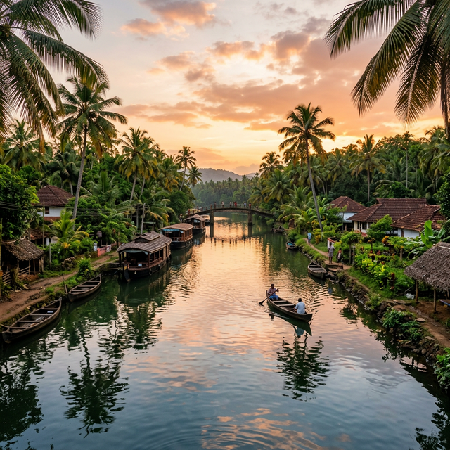 River near Kumbalangad